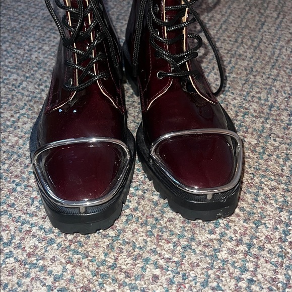Alexander Wang Kennah Patent Combat Boot size 37 - Picture 7 of 13